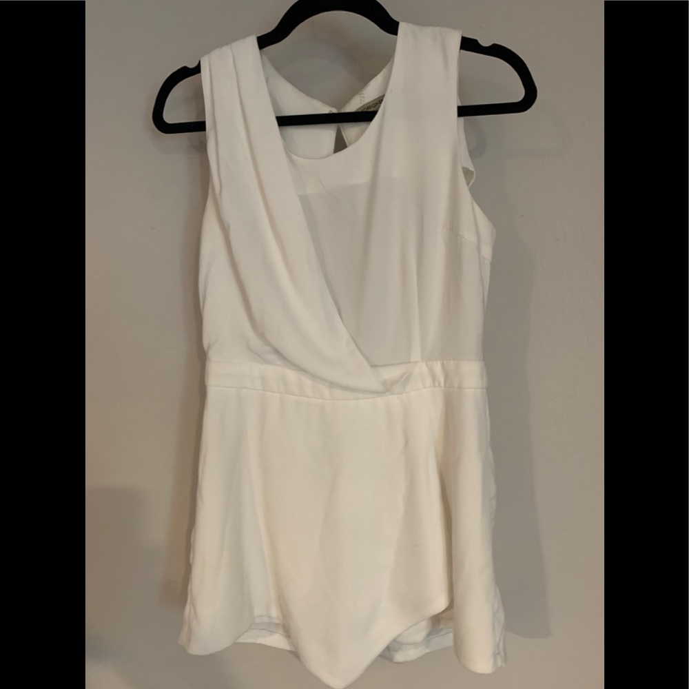 Foreign Exchange White Romper